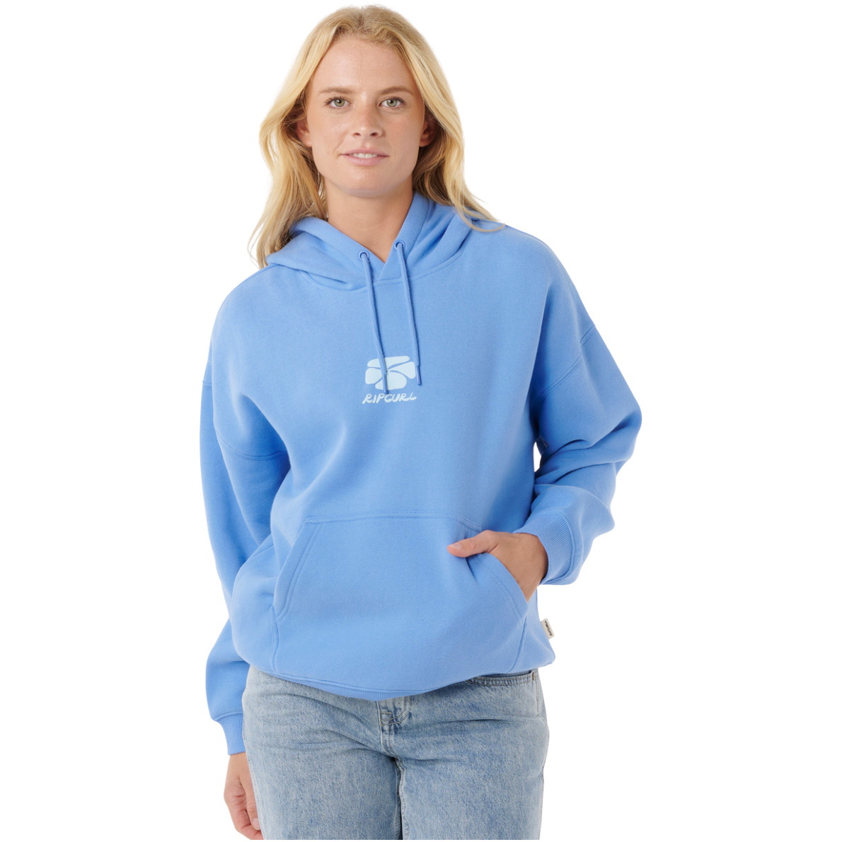 2025 Rip Curl Mujer Sudadera Con Capucha Oceanic Heritage 09NWFL - Blue